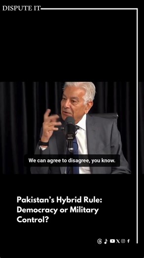 At the UN General Assembly in New York, journalist Mehdi Hasan interviewed Pakistan’s Defense Minister Khawaja Asif on his Zeteo news podcast — putting a spotlight on a question many Pakistanis quietly ask: Who really runs the country? For decades, analysts have described Pakistan’s system as a “hybrid regime” — civilian governments on the surface, but with the military shaping the big decisions. In that interview, Asif admitted the army plays a central role, calling it a “consensus arrangement”