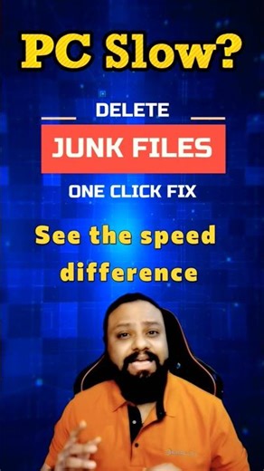 PC Running slow 😭 ! Try One Click Fix. #gaming #hack #fps #viral