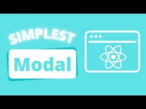 Simplest reusable Modal (Popup) component in ReactJS