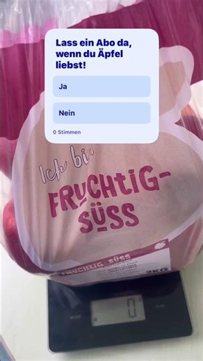 Äpfel im Check: Die Waage lügt nicht! ⚖️ #shorts ‪@GrammJäger‬