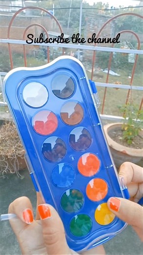 aqua colour palette 🎨|water colour palette|water colour|#colour #colourpalette #craft #shorts #viral