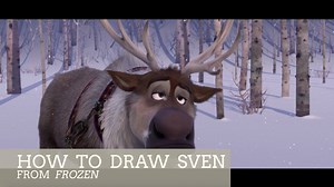 17K views · 247 reactions | Oh deer! 歷 Learn how to draw Sven from Frozen and the upcoming Olaf's Frozen Adventure: | Disney D23 | Facebook