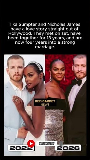 Tika Sumpter & Nicholas James — 13 Years of Love, 4 Years of Marriage #shorts #tikasumpter