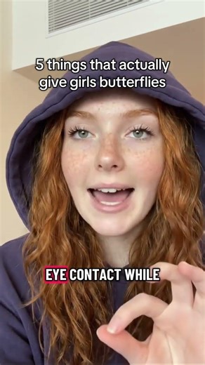 5 things that give girls butterflies #redhead #butterflies #dating