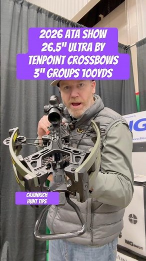 2026 ATA SHOW TENPOINT Crossbow Small & Quiet 3” groups 100yds TENPOINT ULTRA ‪@TenPointCrossbows‬