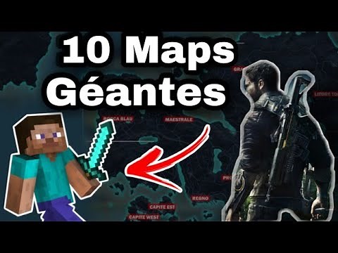 Les 10 Plus Grandes Maps De Jeux Vidéos !!