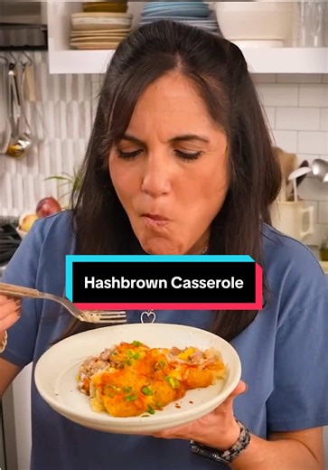 This hashbrown casserole is absolutely the best hash brown dish I've ever had. It's my friend's grandma's recipe. Kentucky grandmas sure know how to cook! #CheesyHashbrownCasserole #HashbrownCasserole #CheesyPotatoes #PotatoCasserole #BreakfastCasserole