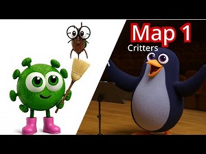 Reading Eggs Explore: Map 1 Critters videos