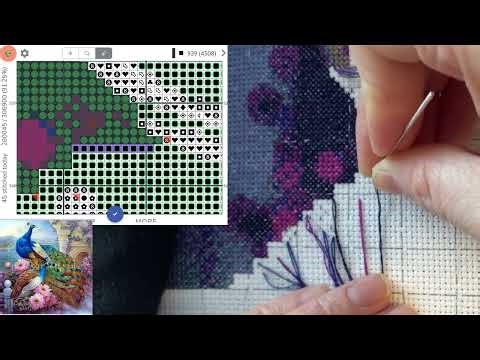 Cross Stitch: Stitch With Me #426 (with talking)