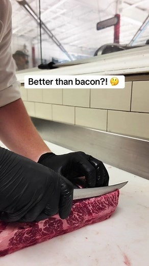 Hasselback Beef Short Ribs 🥩 🥓 #butcher