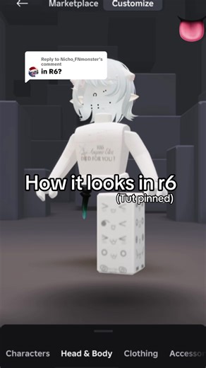 Replying to @Nicho_FNmonster fake headless and korblox btw :p #fyp #viral #roblox #fakeheadless #fakekorblox