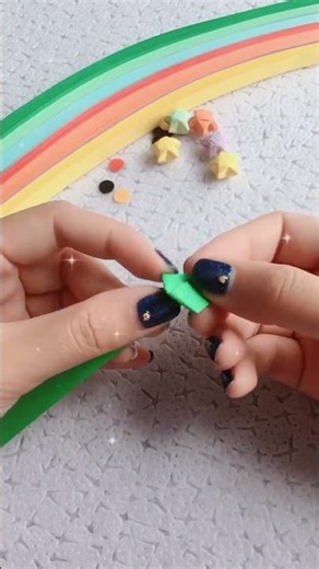 Rainbow Paper Quilling! 🤩 Super Easy Rolled Paper Art for Beginners (DIY Satisfying Crafts)