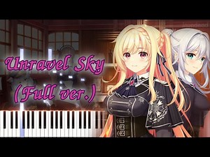 〔谱〕アンラベル・トリガー OP - Unravel Sky☆转载授权☆