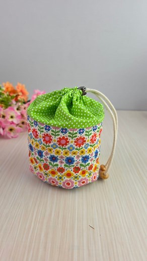314K views · 5.1K reactions | Mini Bucket with Drawstring Closure | Mini Pouch | Mini Basket | Easy Sewing | Modelist/Terzi Hatice DEMİR | Facebook