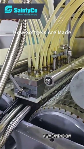 How Softgels Are Made-SaintyCo #machine #factory