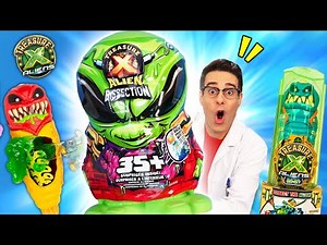 Abro ALIEN GIGANTE con SORPRESAS 🎁👽 Treasures X Aliens