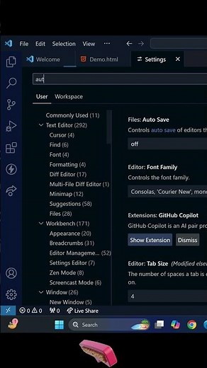 How to Enable Auto Save in Visual Studio Code | Save Time While Coding | In Hindi | #techsefe