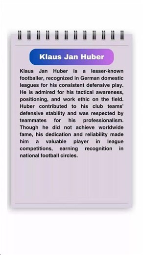 🔴Klaus Jan Huber | Huber 2025 | Huber Highlights | Huber Football Moments
