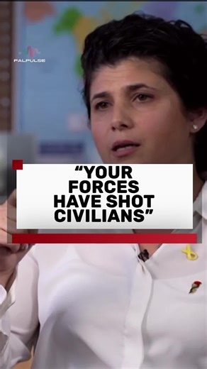 PalPulse on Instagram: "Yama Wolasmal Middle East correspondent for Norwegian Broadcasting Corporation (NRK) challenges Israeli minister Sharren Haskell on claims “Israel does not intentionally harm civilians” highlighting Israel’s ongoing criminality."