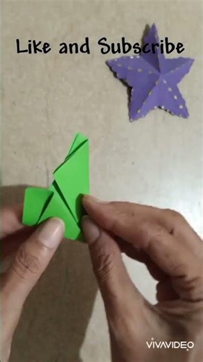Paper Star ✨#shorts #ytshorts #papercrafts #star