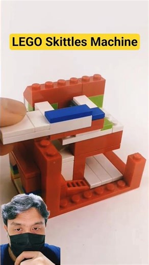 Making LEGO Skittles Machine 🎉 #lego #shrots #fyp #toys