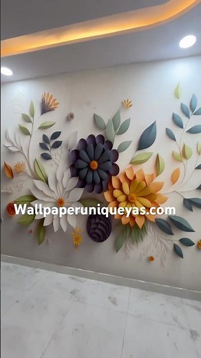 Top 50 3D Flower Wallpaper Designs 2026 | Best 3D Wallpaper for Wall in India