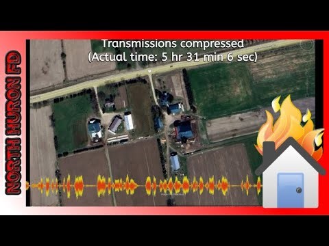 Wingham - Howick-Turnberry Road Saw Mill Fire (FD Audio Only)