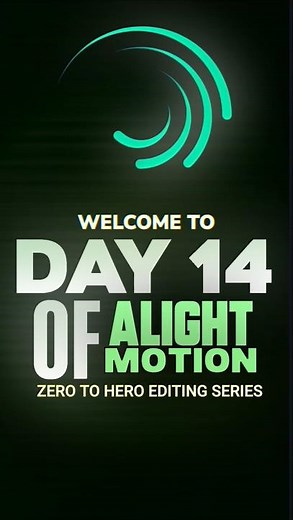 Welcome to Day 14 of the Alight Motion Editing Series! How to Use Shine Effects #shorts #editing