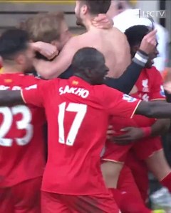 3.3M views · 10K reactions | On his birthday, we just had to take a look back at 홏홃홄홎...  The finish, the celebration 朗 | Liverpool FC | Facebook