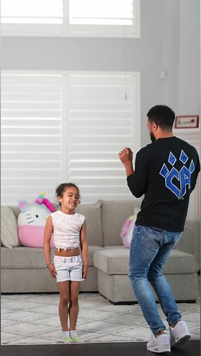 2M views · 103K reactions | Jayden kept singing Wildcats’ pyramid so I taught it to her! #cheerleading #cheer #cheerathletics #NCA | Roland Pollard | Facebook