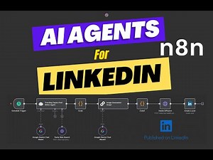 Automatic Post on LinkedIn using n8n | AI Agents for LinkedIn