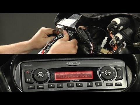 How to Install Jensen Replacement Stereo HD1BT for Harley-Davidson - Available at J&P Cycles
