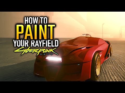 How to change your Rayfield's color in Cyberpunk 2077 Patch 2.11 (not the Murkman Caliburn)
