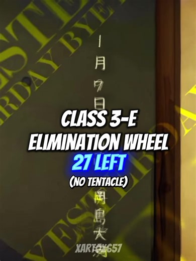 class 3-e elimination wheel prt2 #assassinationclassroom #fyp #anime #pws #nagisa