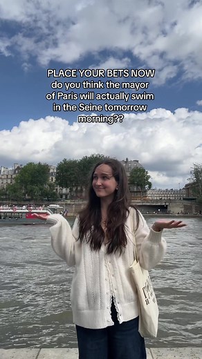 Paris Mayor Anne Hidalgo's Seine Swim for Olympics 2024