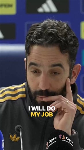 228K views · 1.7K reactions | "I will do my job for 18 months and then we move on."  In a cryptic answer during his post match press conference, Ruben Amorim repeatedly stated that he came to "manage" Man Utd, not just to be a coach. | BBC Sport | Facebook