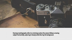 What Is Panning In Photography