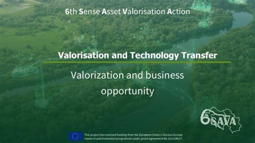 6SAVA 2.1 Valorization and technology transfer – Valorization and business opportunity | TECNALIA Research Innovation