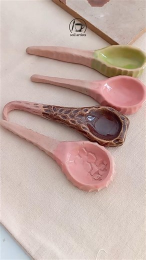 Handmade Ceramic Spoon | A Unique Idea for Serving Desserts & Spices