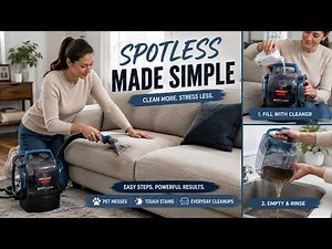 How to Operate ANY Portable BISSELL Carpet Cleaner (SpotClean Pro Little Green Max Pet HydroSteam)