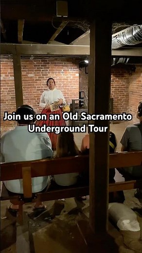 Visiting Old Sacramento? Join us on a tour & see the Underground of the district, even after hours!