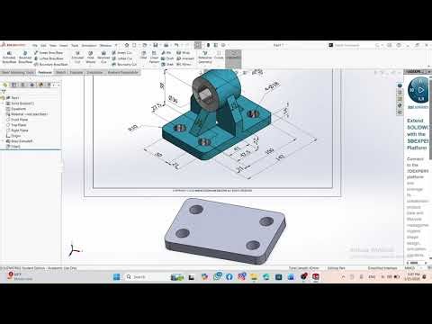 SOLIDWORKS 3D Practice 1
