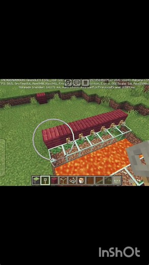 Minecraft how to make lava bridge how to make bridge #minecraftlovers