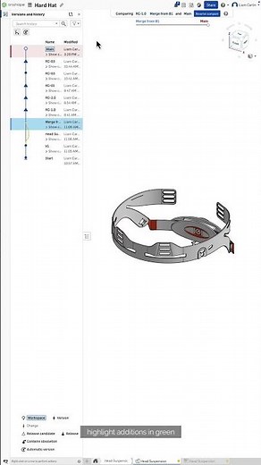 Version History in Onshape