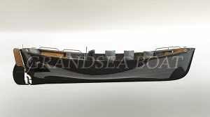 [Hot Item] 28FT FRP GRP Family Party Sloop Inland River Boat for Sale