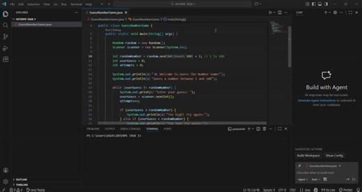 #java #vscode #internpe #internshiptask #learningjourney #learningbydoing #studentdeveloper | BHARATH RAJ B