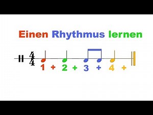 Rhythmus nach Noten spielen - in 2 Minuten