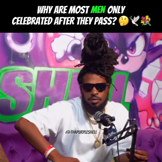 9.3K views · 182 reactions | Why men only get their flowers after they Pass? Thoughts❓ | Tha Purple Shell | Facebook