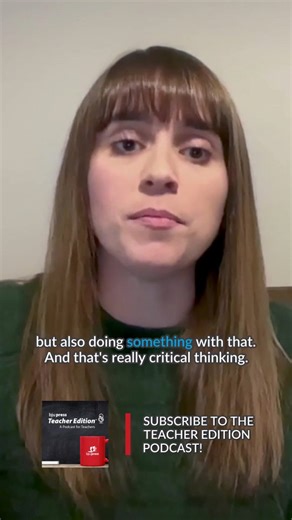 How to Think Biblically. From literature to life, critical thinking means evaluating motives, worldviews, and consequences through God’s Word. Listen to the full episode here: https://lnk.to/TeacherEdition_167 #TeacherEditionPodcast #ChristianEducation #CriticalThinking #BiblicalWorldview #ChristianTeachers | Teacher Edition Podcast