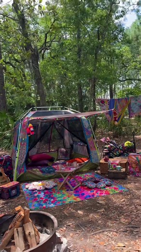 Just In! This new Cozy Cottage Camp Tent & sooo many more camping treasure are HERE!! Have you ever seen a cuter campsite?!? 🏕️🦋 #Camping #LiveHappy #LetsGoPlaces